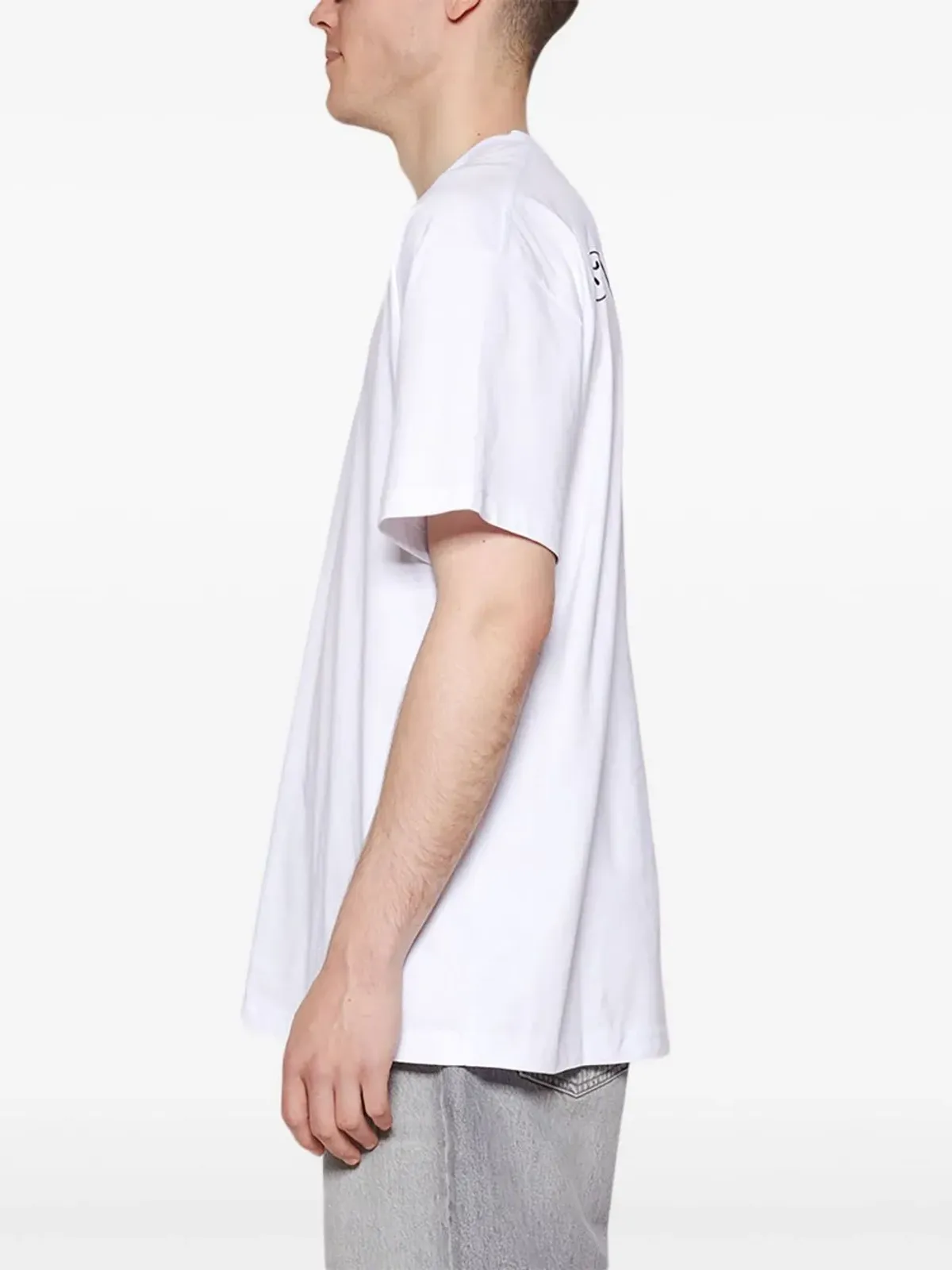 032c Nothing New オーガニックコットンTシャツ ホワイト - 画像4