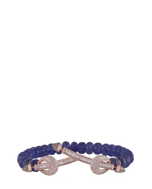 Ananya 18kt ローズゴールド チャクラ ダイヤモンドとタンザナイト ブレスレット - ピンク - サムネイル1