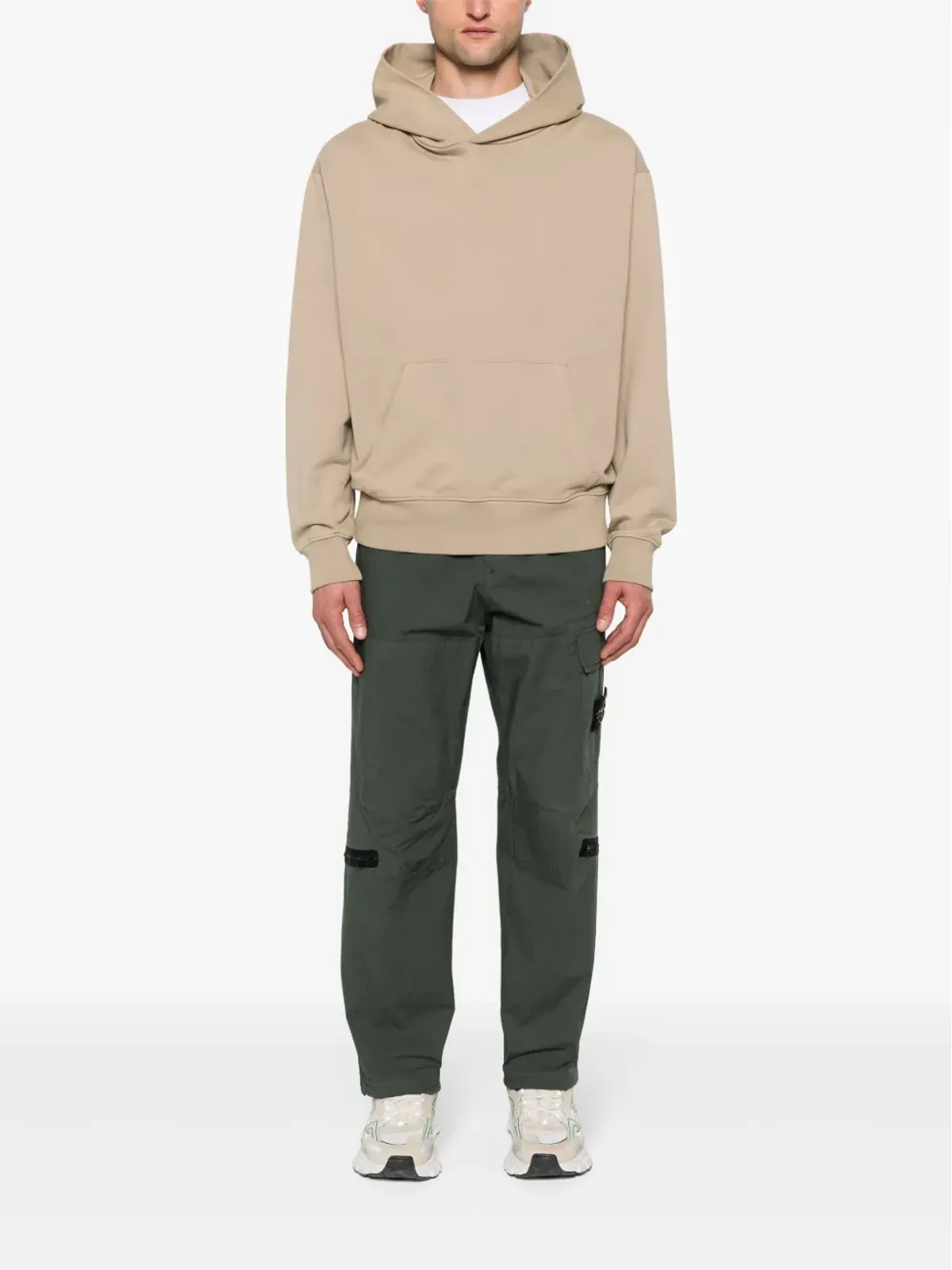Stone Island コンパスモチーフ カーゴパンツ グリーン - 画像2