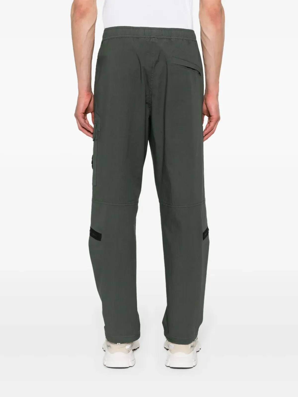 Stone Island コンパスモチーフ カーゴパンツ グリーン - 画像4