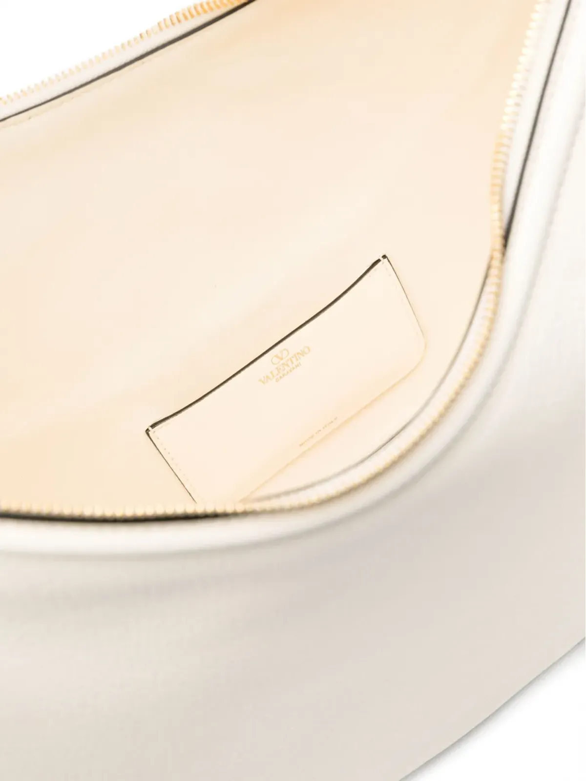 Valentino Garavani VLogo Signature レザーショルダーバッグ - ニュートラルカラー - 画像5