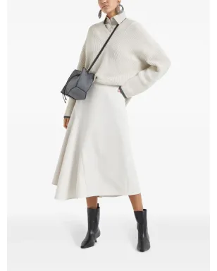 Brunello Cucinelli アシンメトリーAライン ミディスカート - サムネイル2