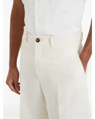 Brunello Cucinelli ミッドライズ Bermudaショーツ - ホワイト - サムネイル5