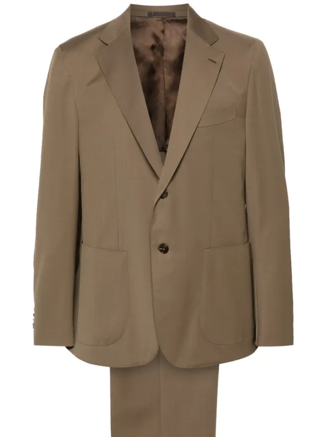 Caruso Caruso ノッチド・ラペル・シングルブレストスーツの商品画像