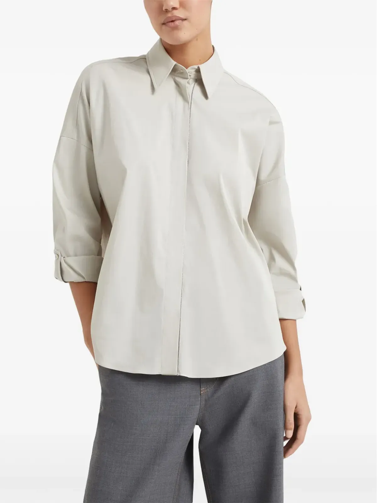 Brunello Cucinelli モニリ装飾シャツ - 画像3