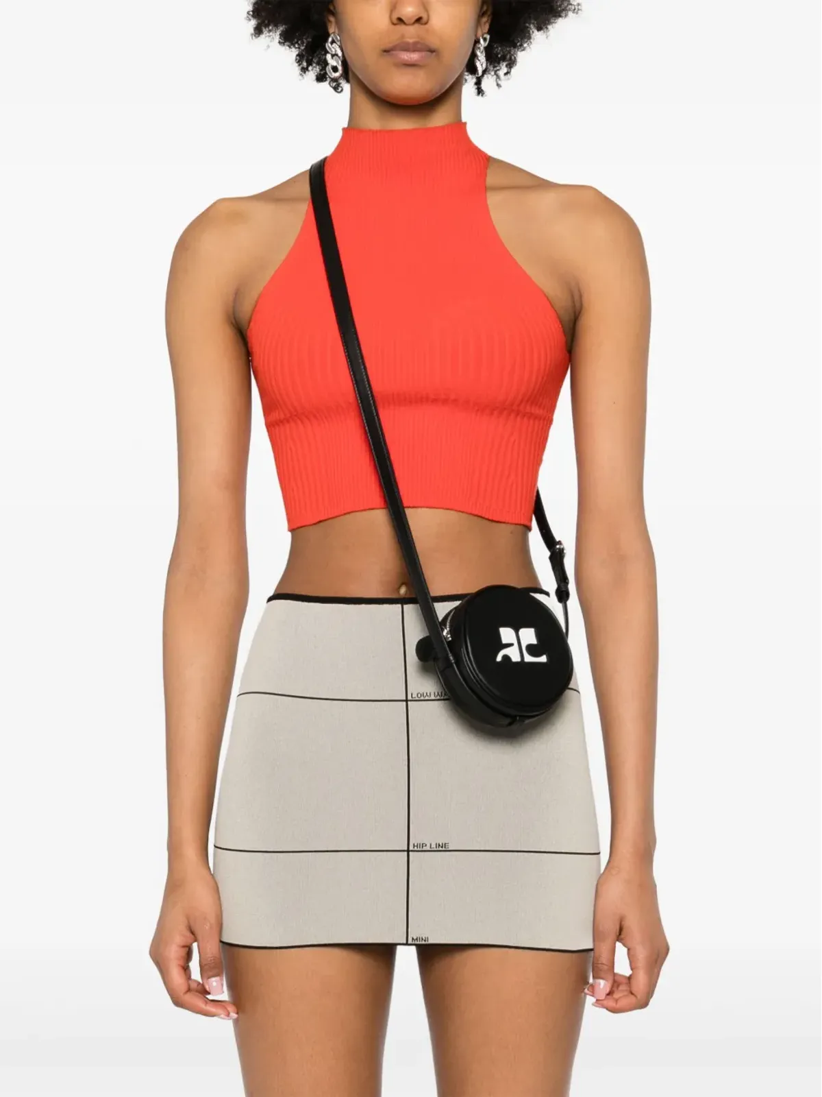 Courrèges リエディション サークル クロスボディ バッグ - 画像2