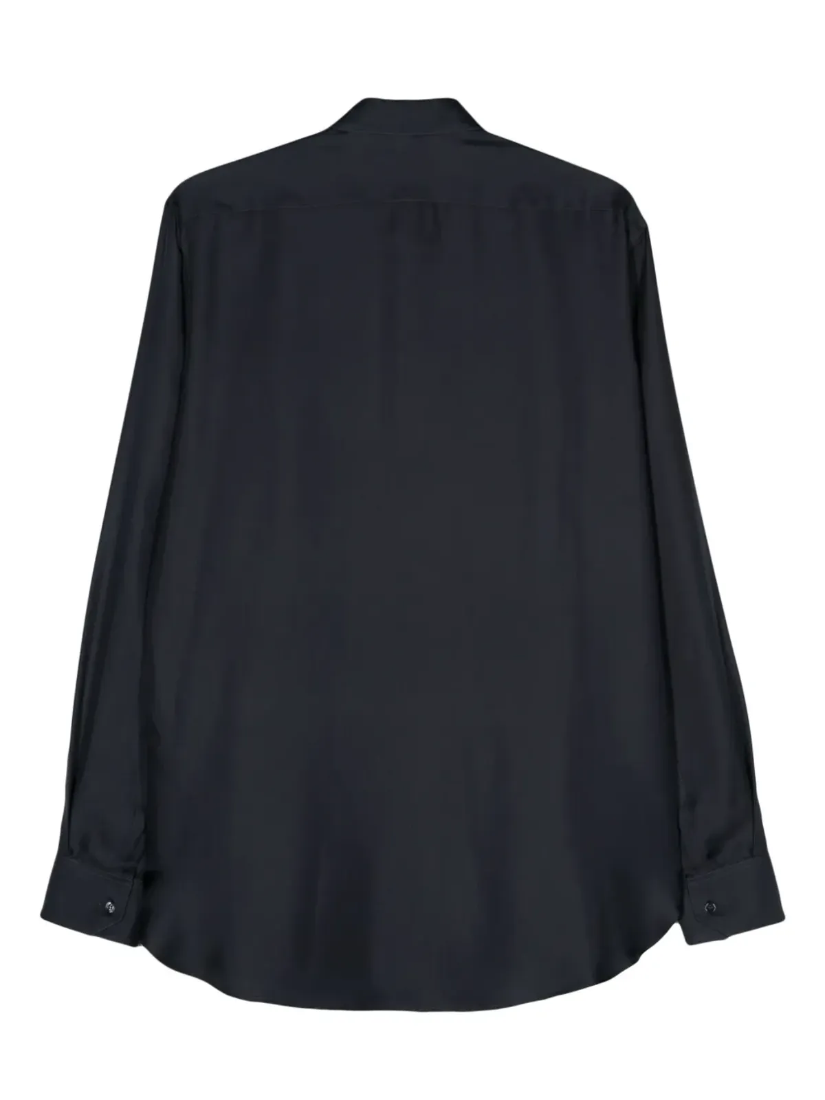 MODES GARMENTS シルクサテンシャツ ブルー - 画像2