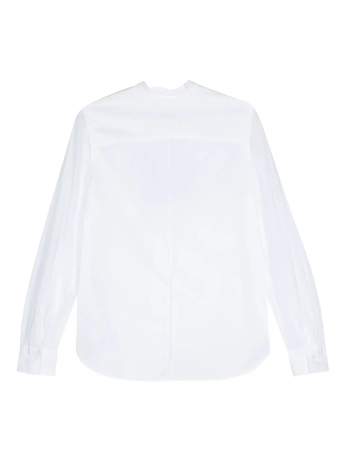 Kristensen Du Nord バンドカラーコットンシャツ - White - 画像2