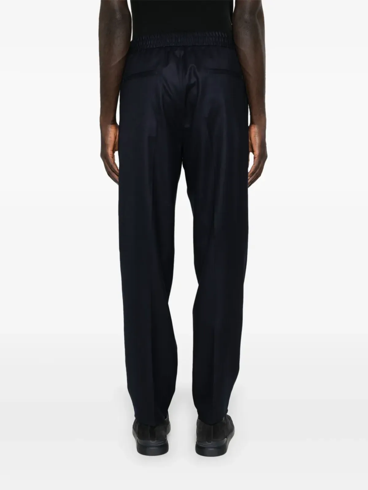 Brunello Cucinelli ミッドライズ テーパードパンツ ブルー - 画像4