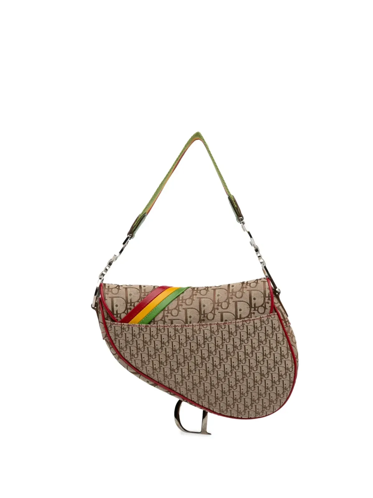 Christian Dior ビンテージ 2004 Diorissimo ラスタ サドルショルダーバッグ - 画像2