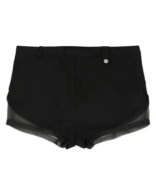 EGONlab. シアーパネリングウールミニショーツ - Black - サムネイル1
