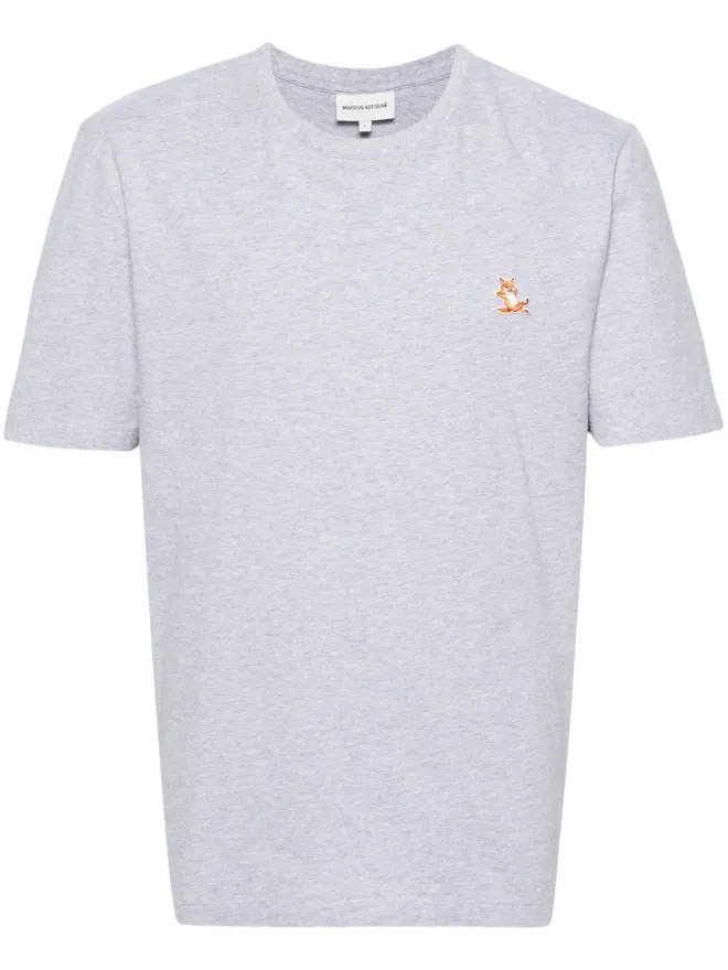 Maison Kitsuné Maison Kitsuné Chillax Foxパッチ コットン Tシャツ - グレーの商品画像