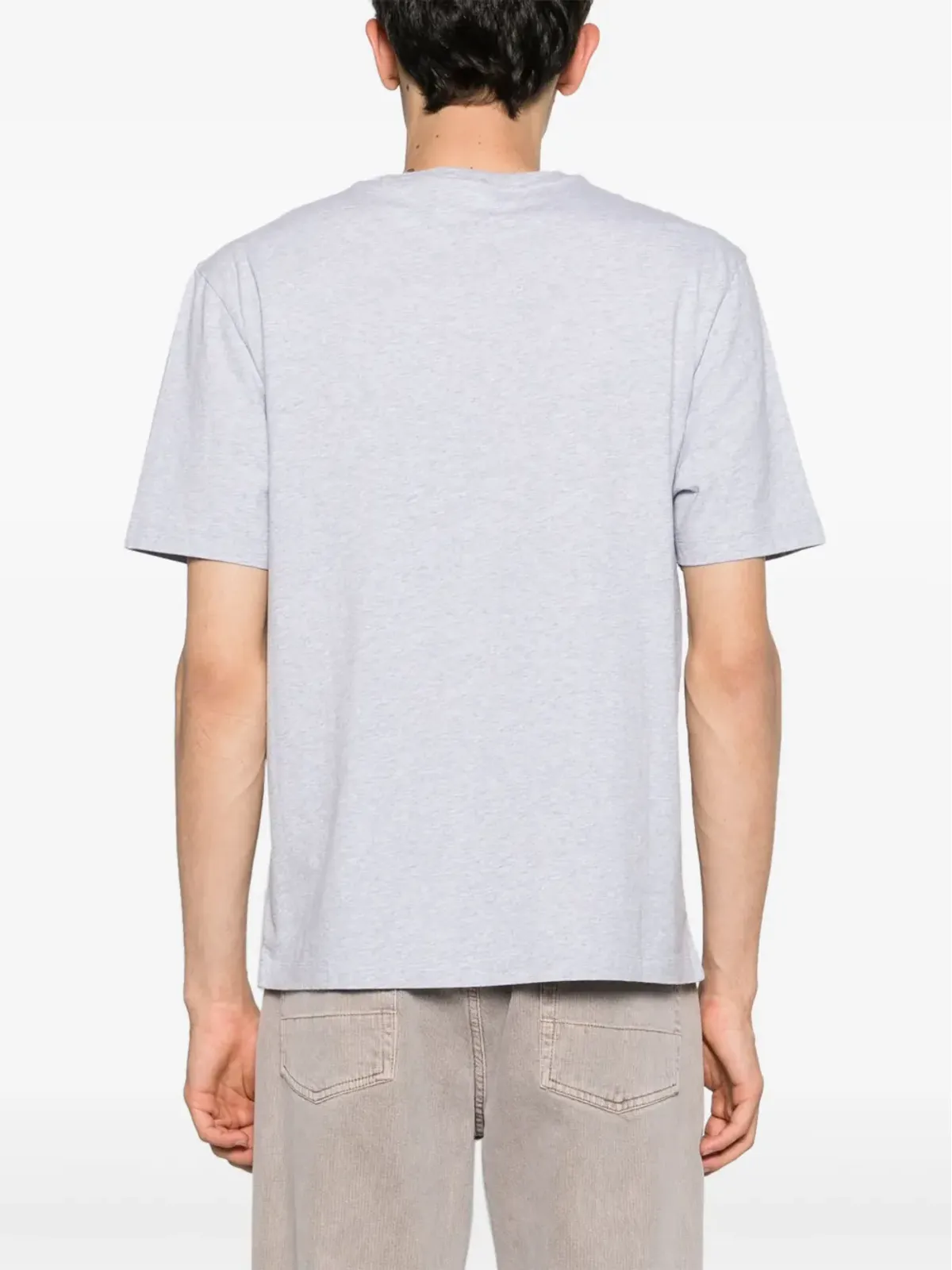 Maison Kitsuné Chillax Foxパッチ コットン Tシャツ - グレー - 画像4