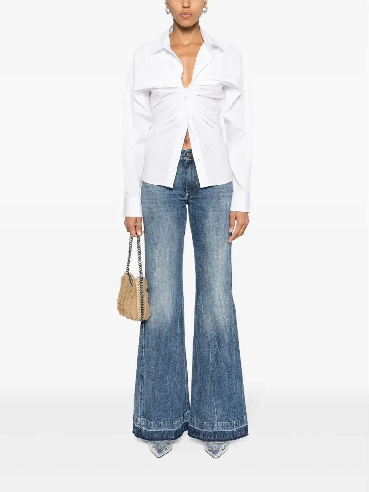 Stella McCartney ミッドライズ・フレアジーンズ - 画像2