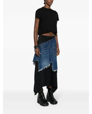 Rick Owens DRKSHDW Level T クロップドTシャツ - サムネイル3