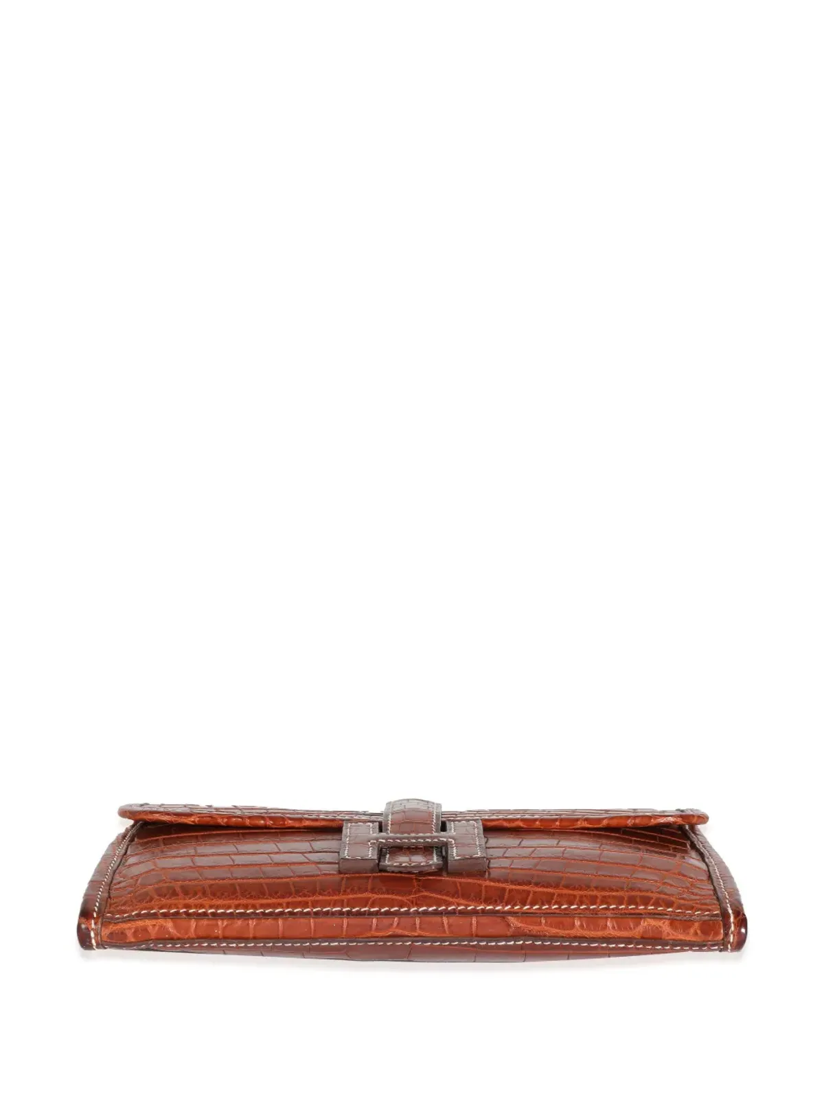 Hermès ビンテージ 2004 Jige Elan クラッチバッグ - ブラウン - 画像5