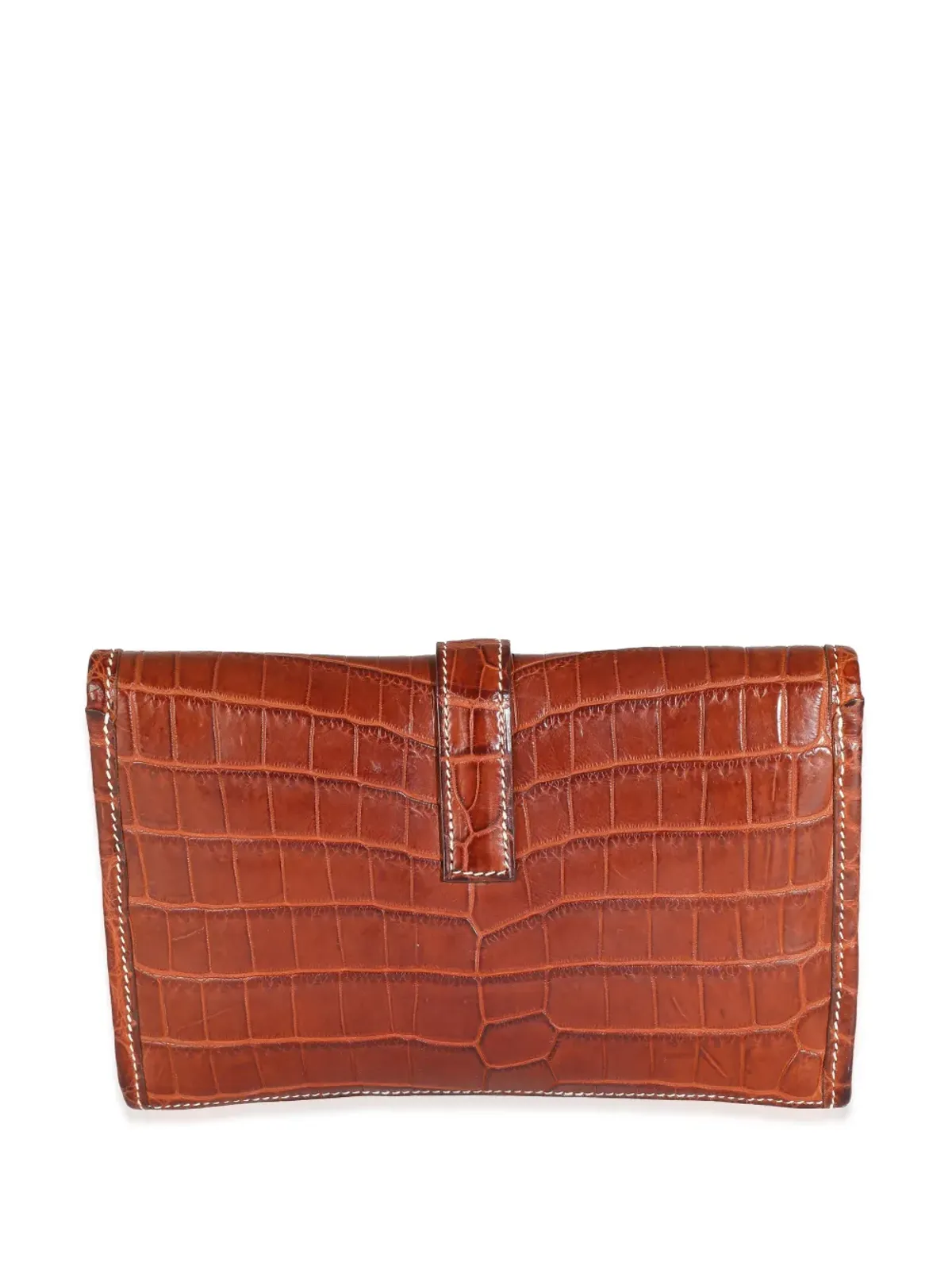 Hermès ビンテージ 2004 Jige Elan クラッチバッグ - ブラウン - 画像2