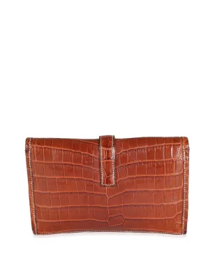 Hermès ビンテージ 2004 Jige Elan クラッチバッグ - ブラウン - サムネイル2