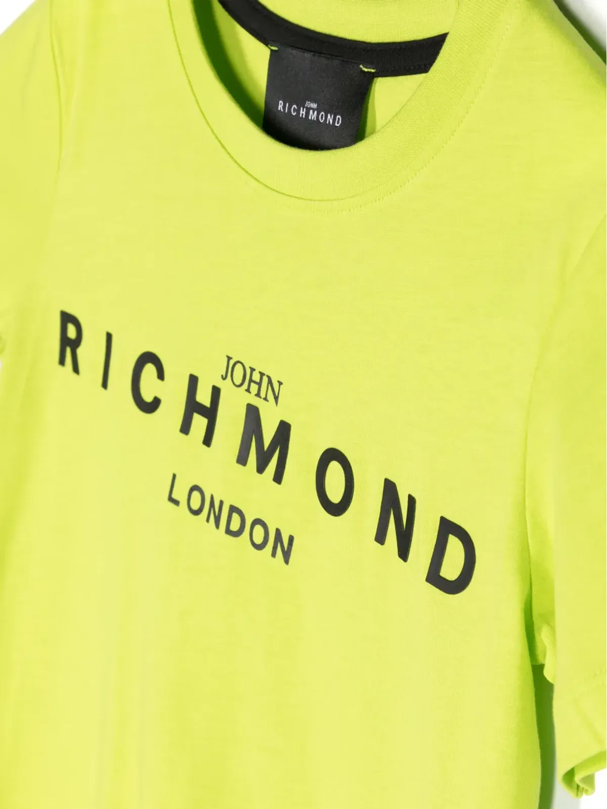 John Richmond Junior ロゴアップリケ コットン Tシャツ - グリーン - 画像3