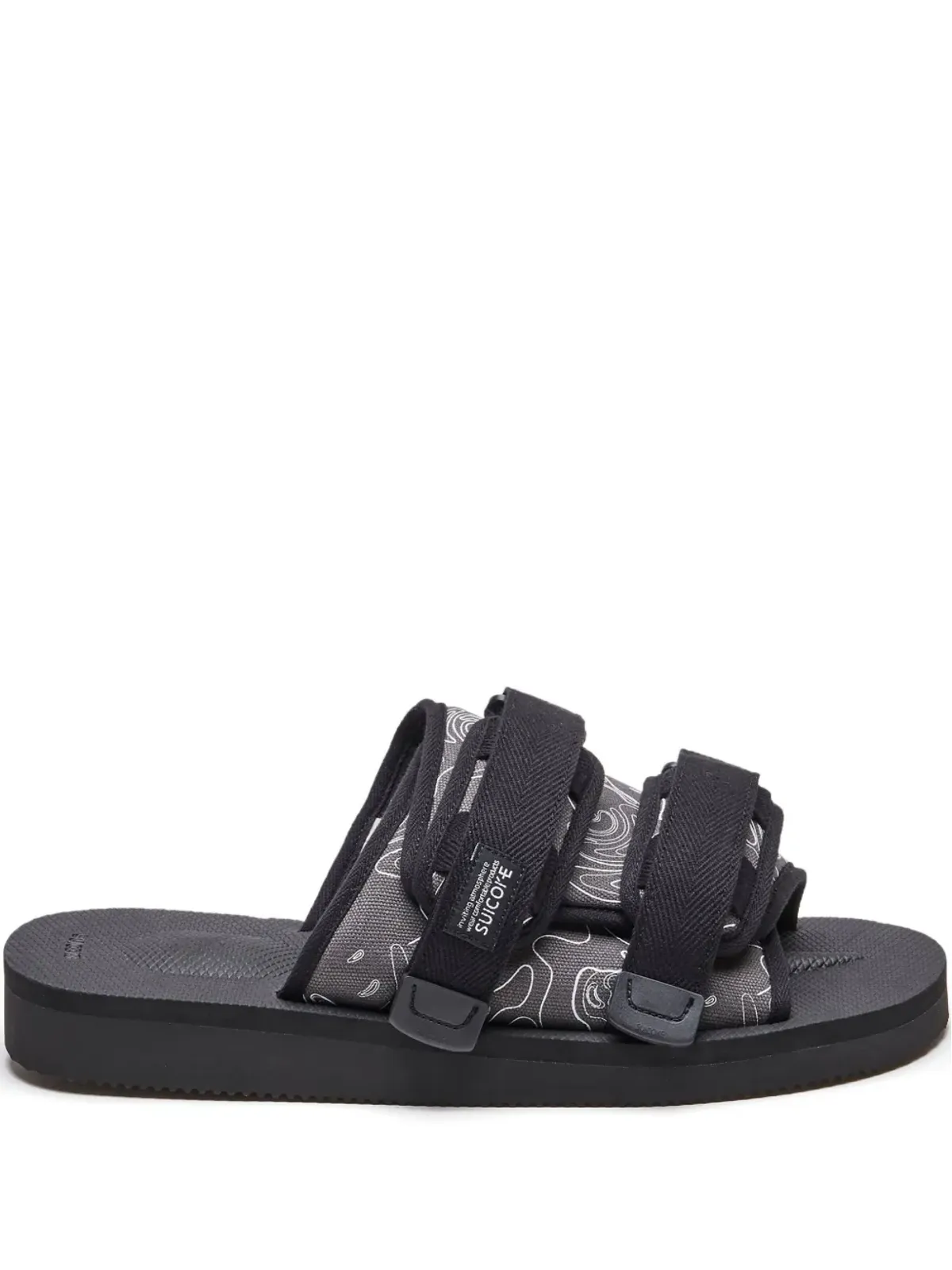 Suicoke トリプルストラップ柄サンダル - 画像1