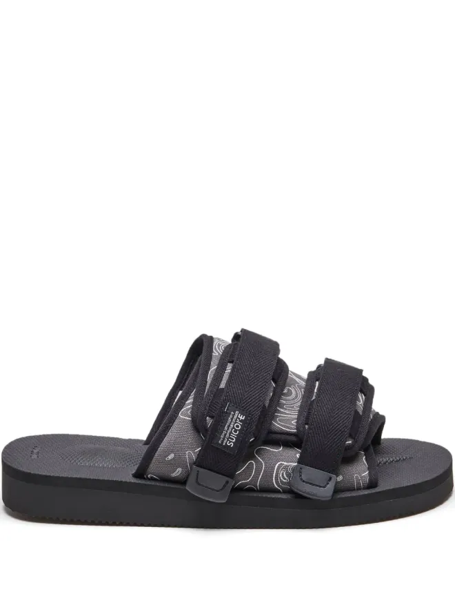 Suicoke Suicoke トリプルストラップ柄サンダルの商品画像