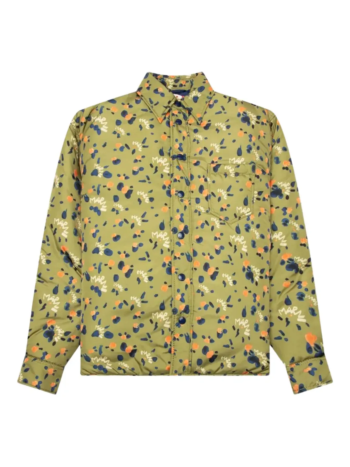 Marni フローラルプリント シャツジャケット - イエロー - 画像1