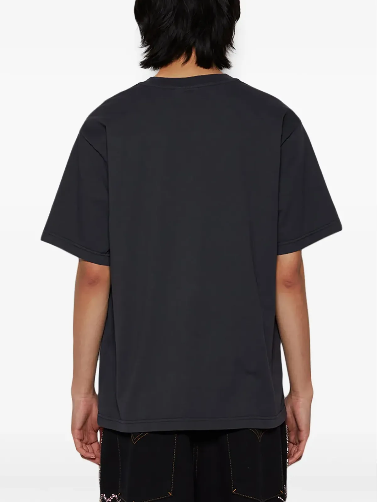 BLUEMARBLE モトプリントTシャツ ブラック - 画像5