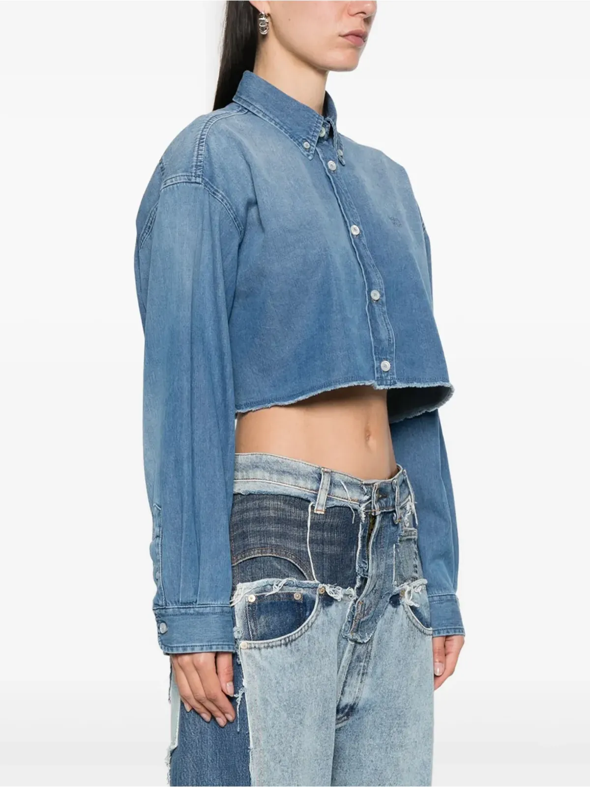 Givenchy クロップドデニムシャツ - 画像3