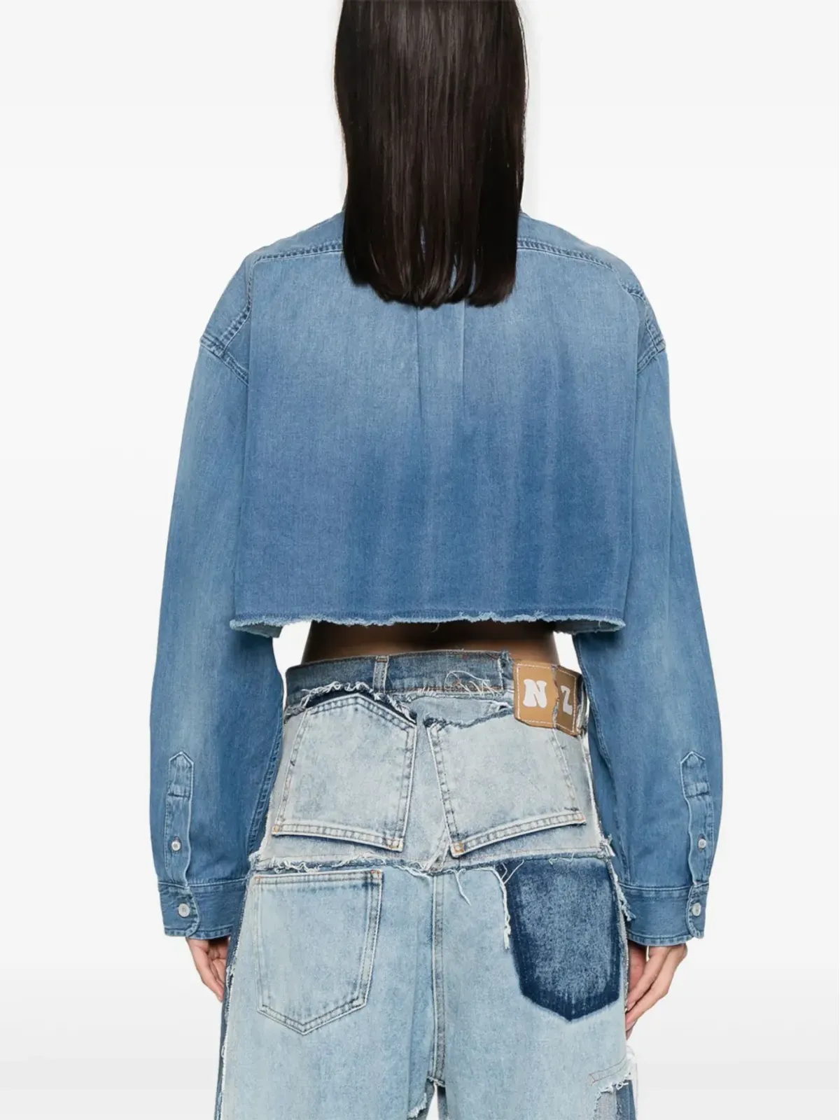 Givenchy クロップドデニムシャツ - 画像4