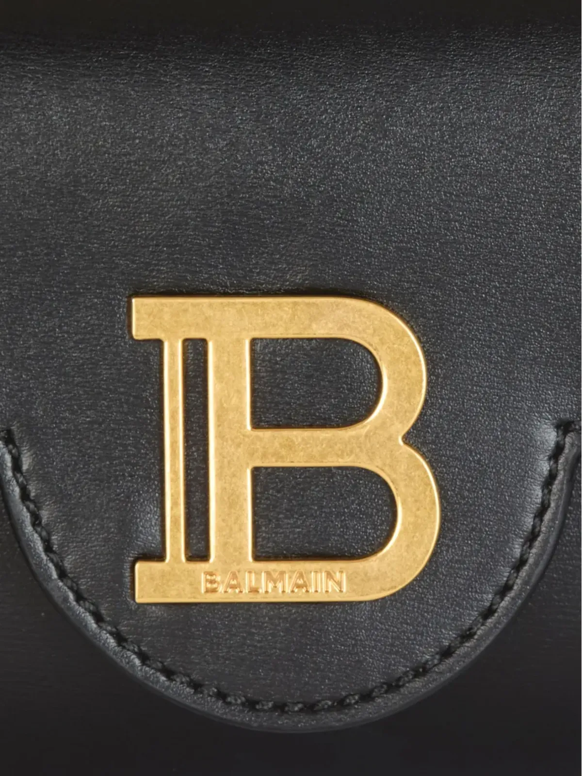 Balmain B-Buzz レザー ショルダーバッグ - ブラック - 画像5