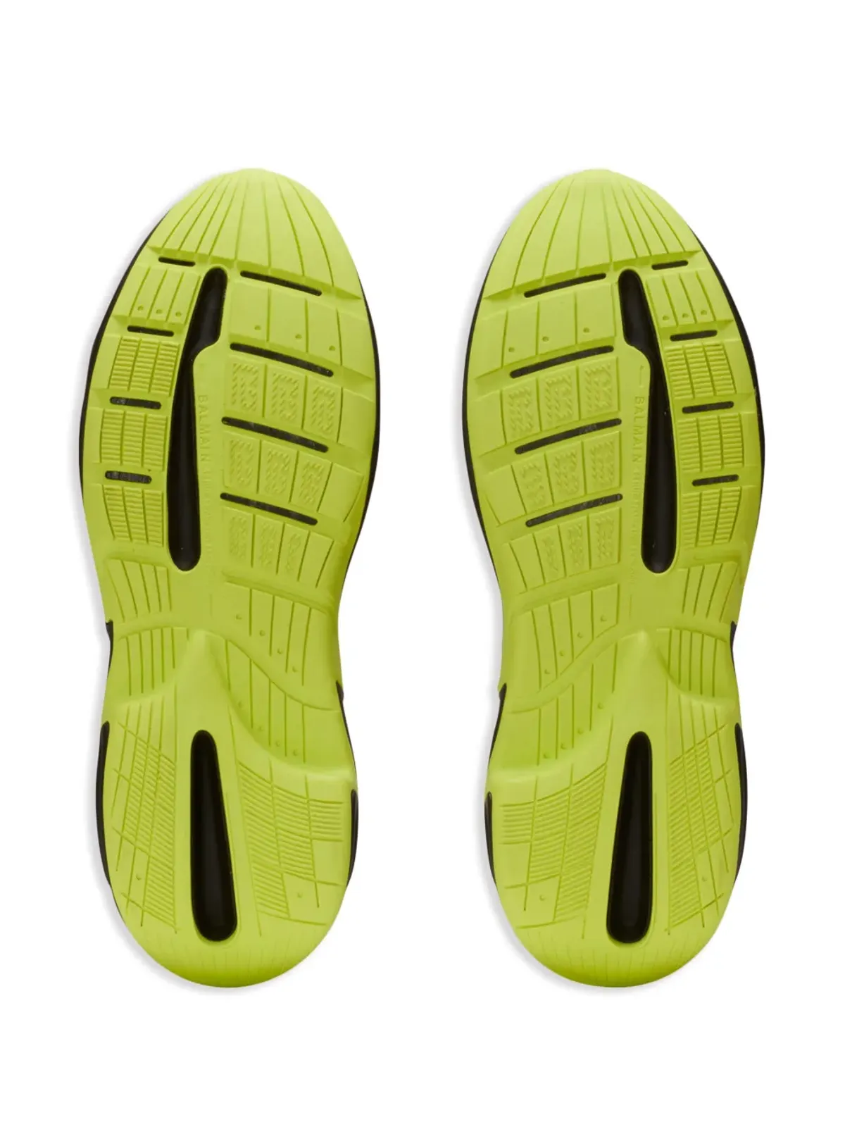 Balmain Run-Row レザー スニーカー ブラック - 画像5