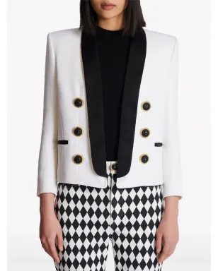 Balmain ウールブレザー オープンフロント - サムネイル5