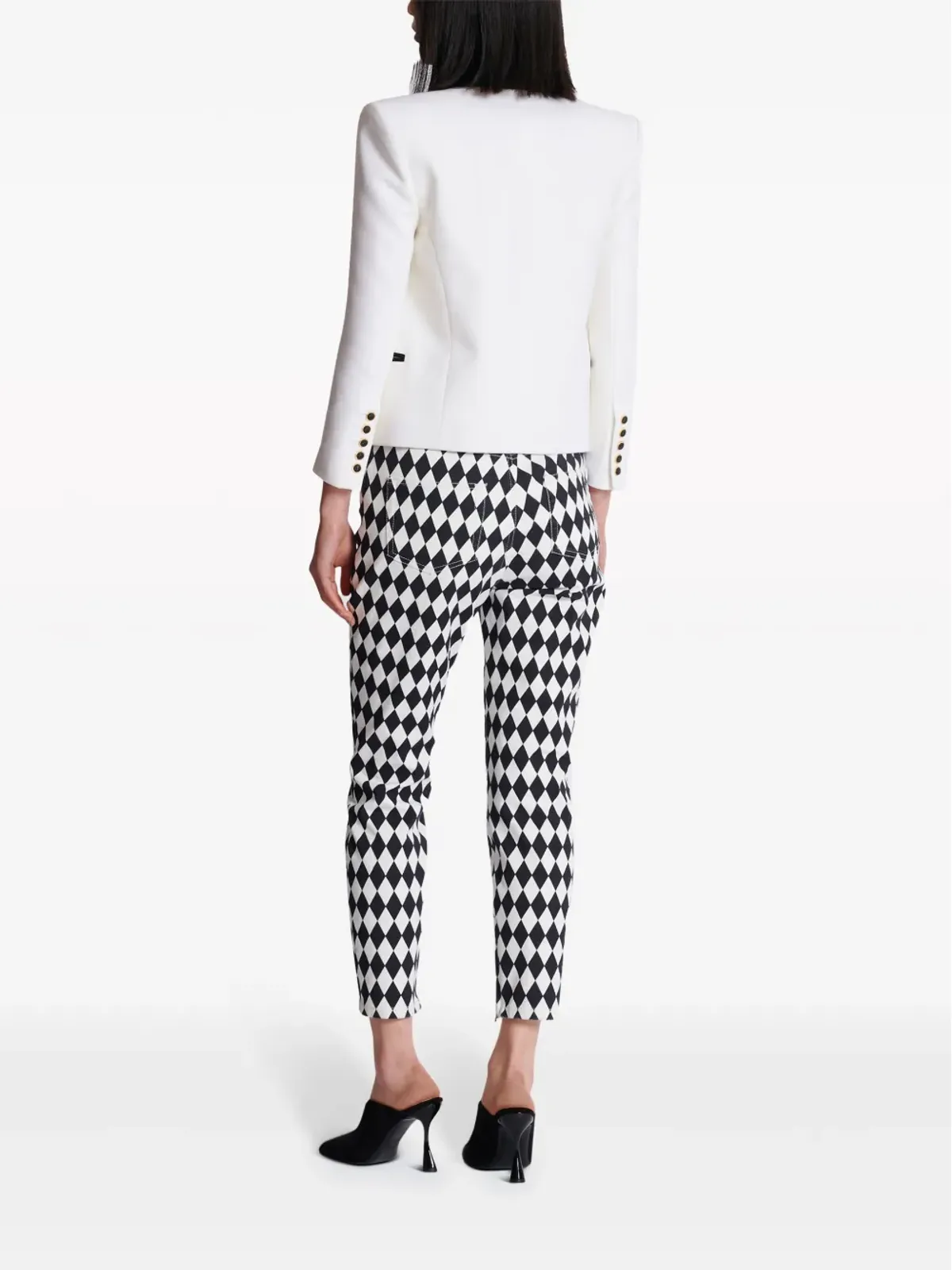 Balmain ウールブレザー オープンフロント - 画像4