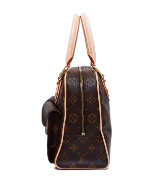ビンテージ Louis Vuitton Manhattan PM ハンドバッグ 2006年 ブラウン - サムネイル4
