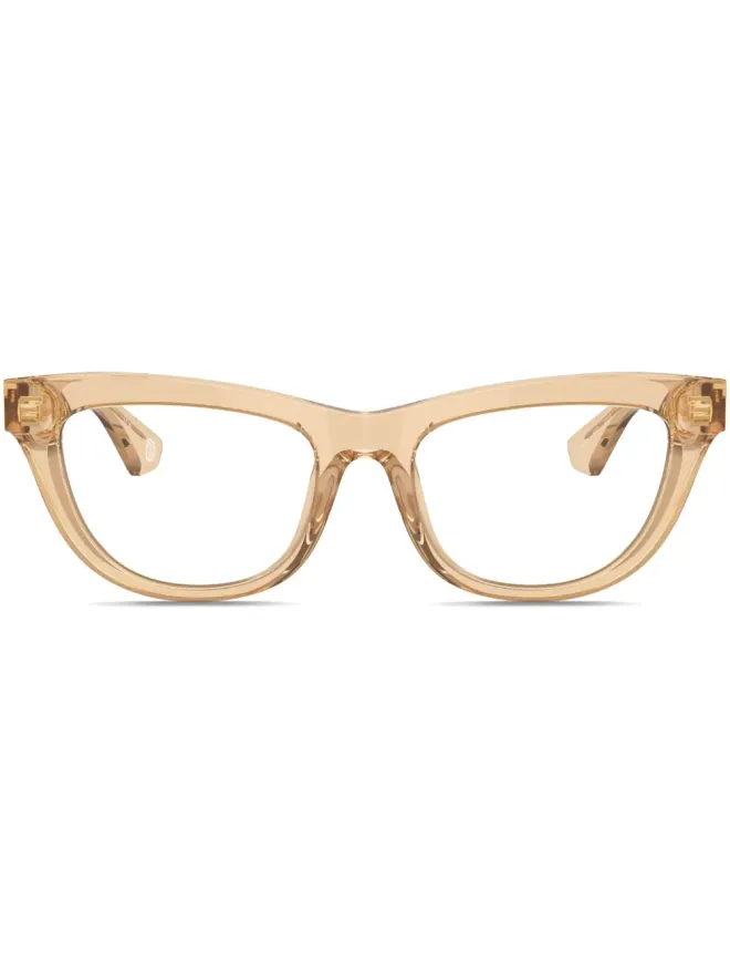 Burberry Eyewear Burberry Eyewear 透明デザインのキャットアイ眼鏡の商品画像
