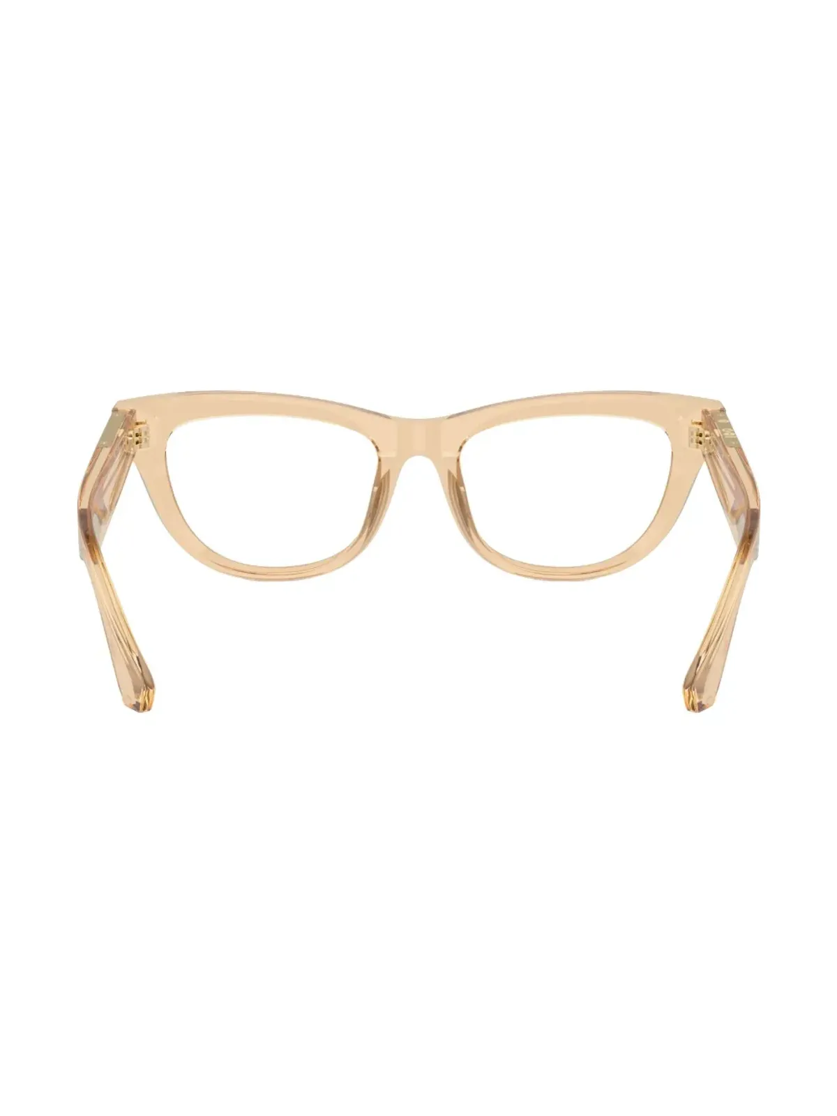 Burberry Eyewear 透明デザインのキャットアイ眼鏡 - 画像4