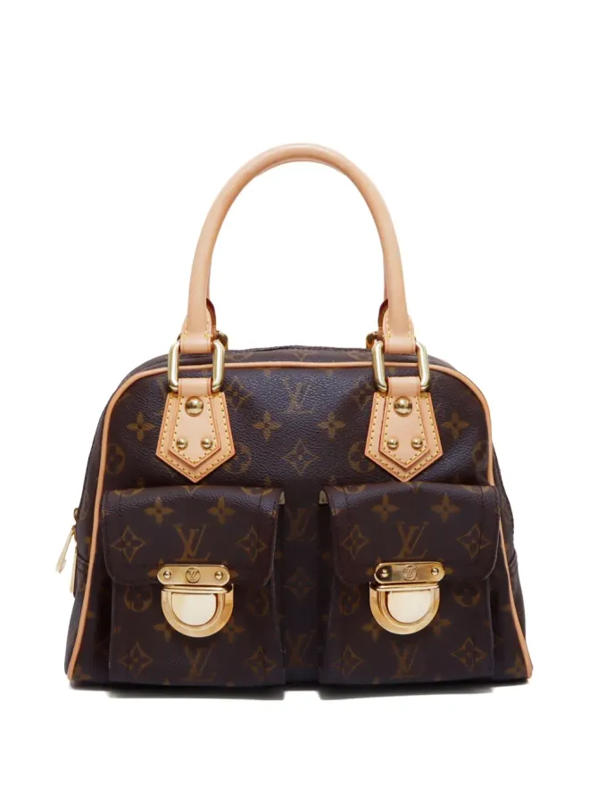 Louis Vuitton Pre-Owned Louis Vuitton ビンテージ 2007年 マンハッタンPM ハンドバッグ - ブラウンの商品画像