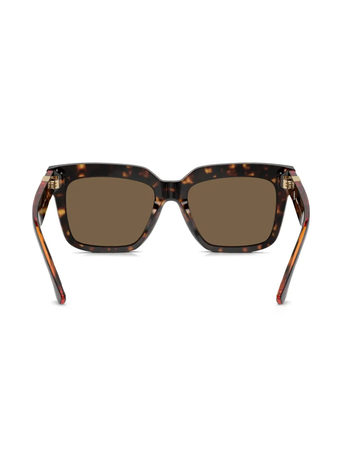 Burberry Eyewear べっこう柄のスクエアフレームサングラス - 画像4