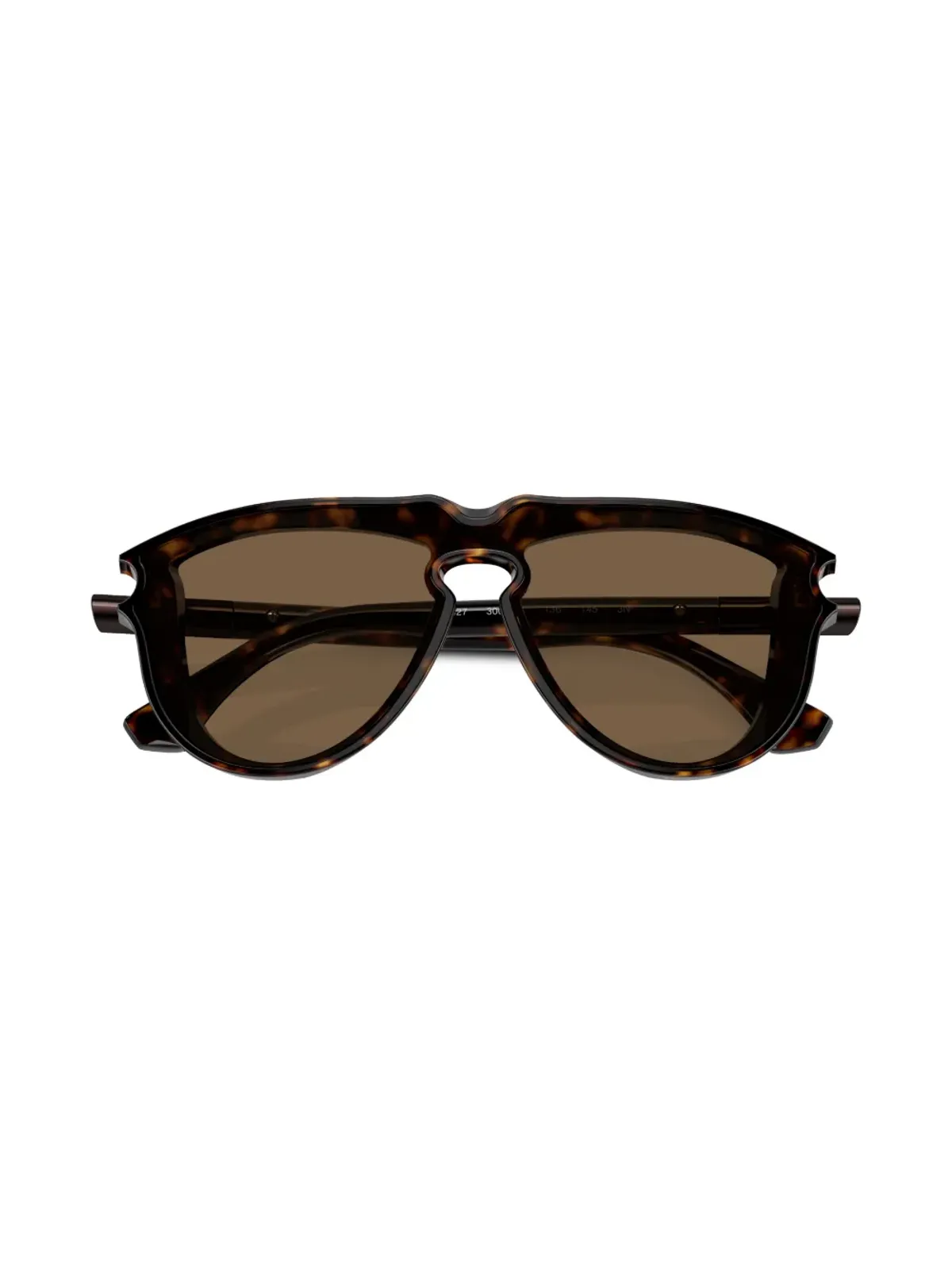 Burberry Eyewear チューブ型サングラス - ブラウン - 画像5
