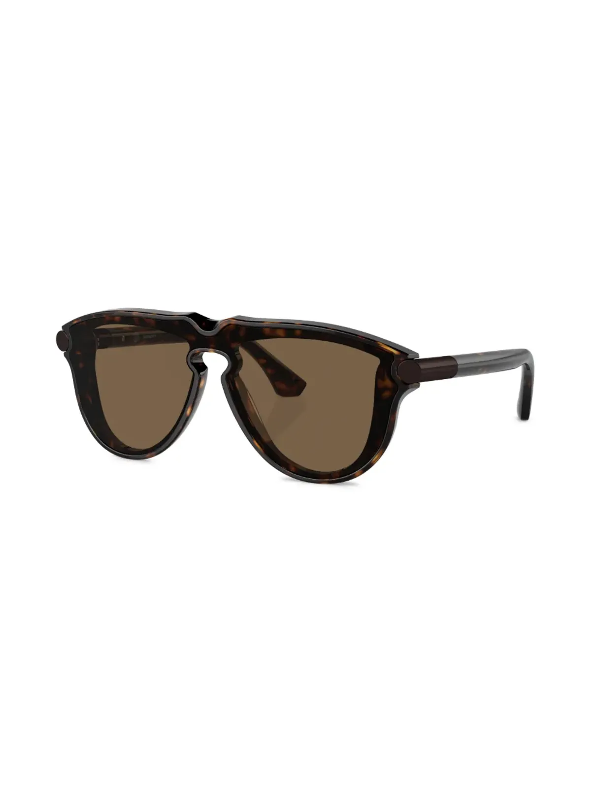 Burberry Eyewear チューブ型サングラス - ブラウン - 画像2