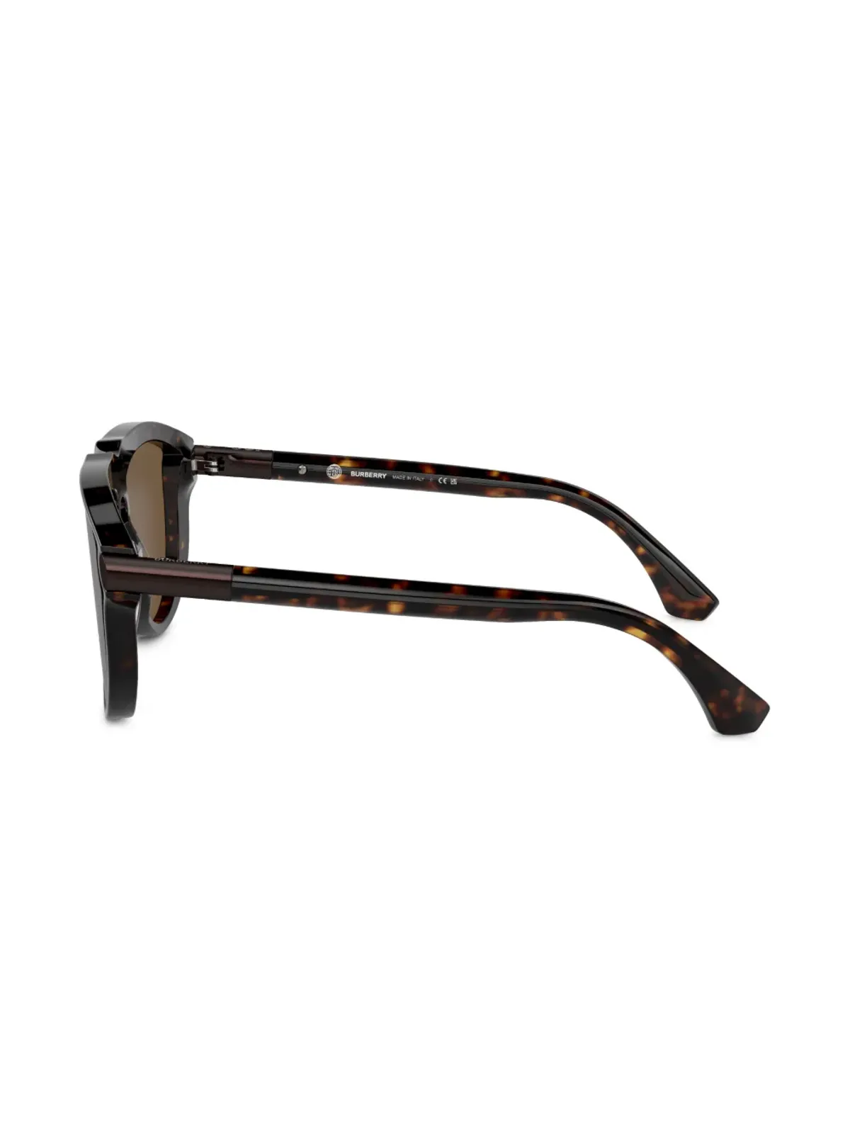 Burberry Eyewear チューブ型サングラス - ブラウン - 画像3