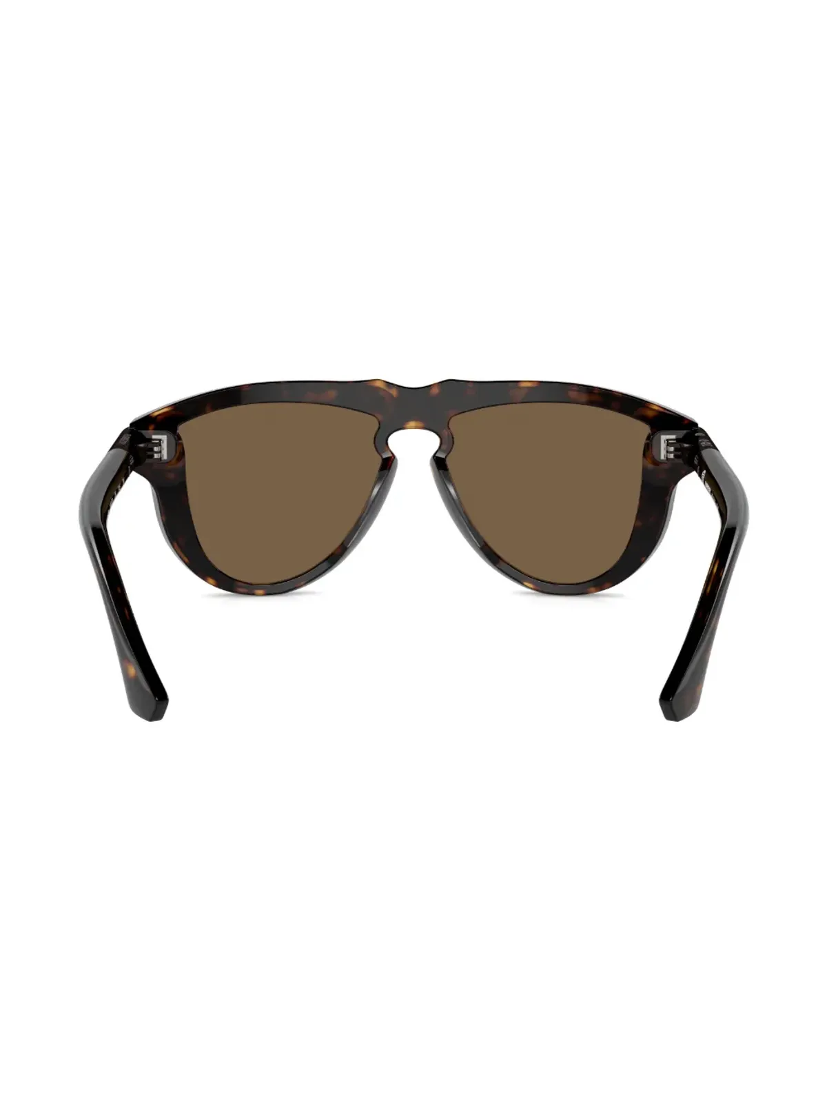 Burberry Eyewear チューブ型サングラス - ブラウン - 画像4