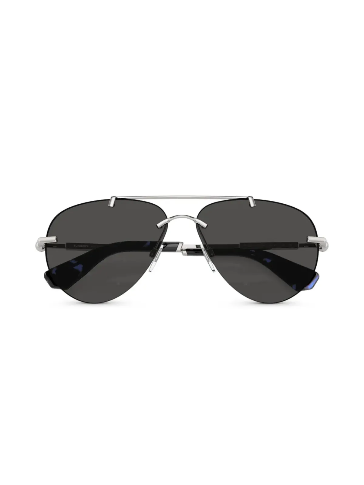 Burberry Eyewear メタリック パイロットフレーム サングラス - シルバー - 画像5