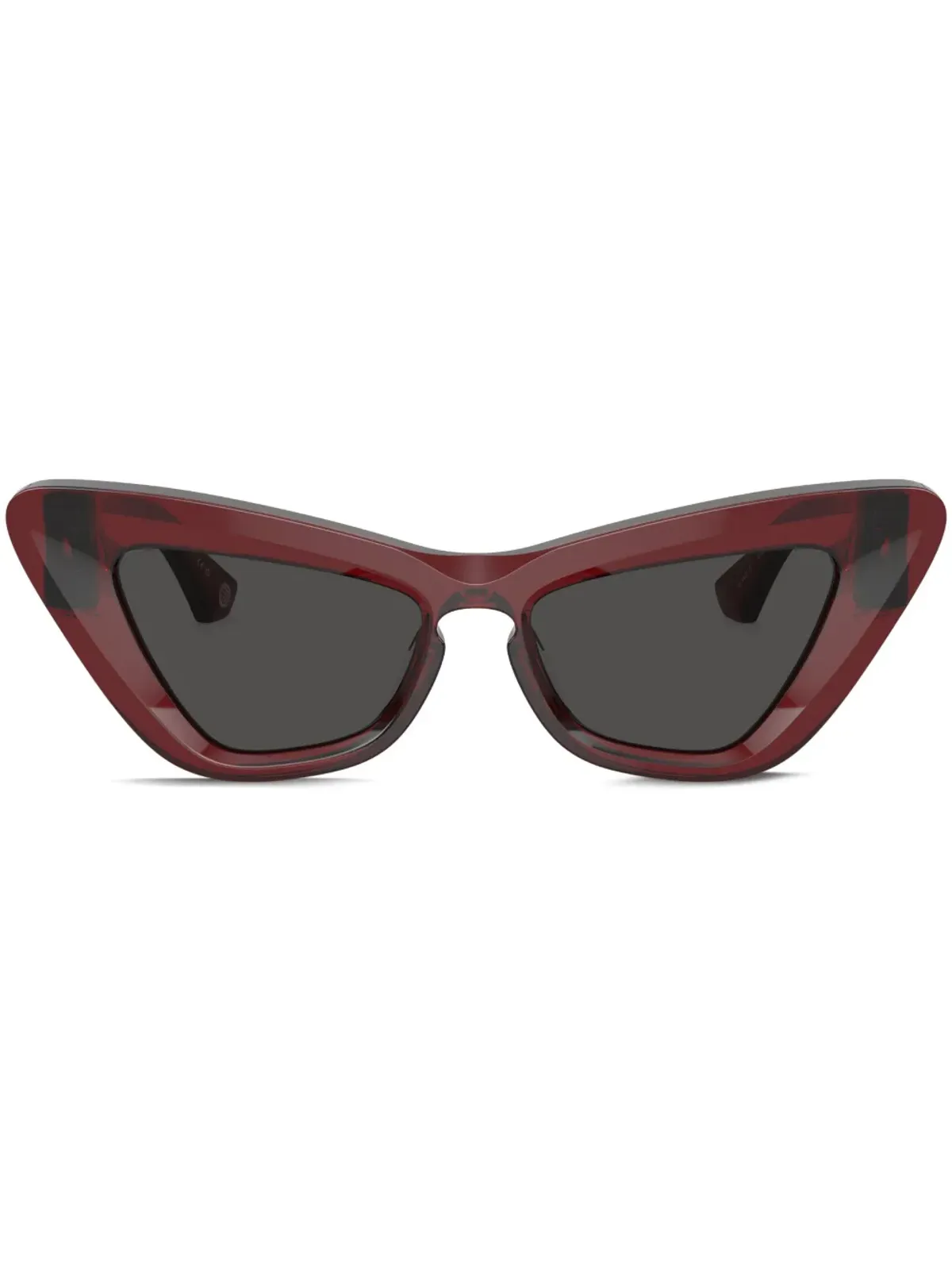 Burberry Eyewear ローズモノグラム キャットアイ サングラス - 画像1