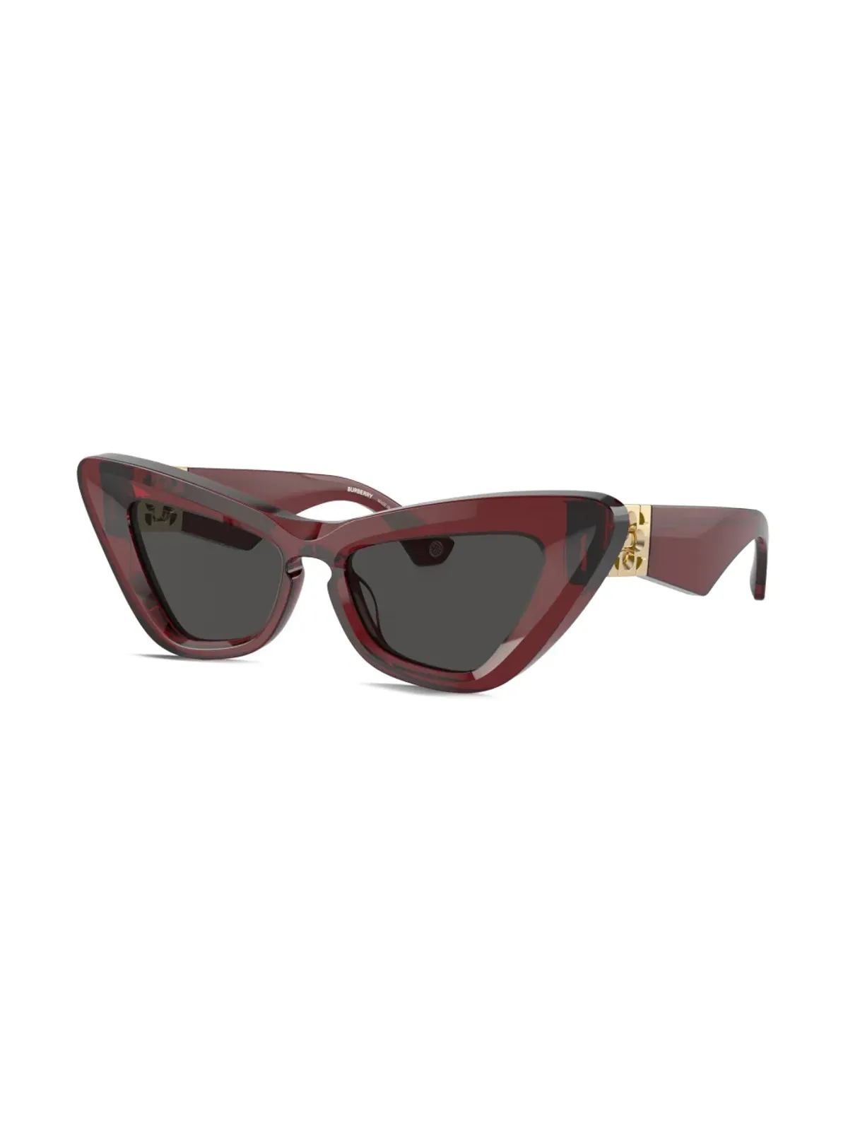 Burberry Eyewear ローズモノグラム キャットアイ サングラス - 画像2