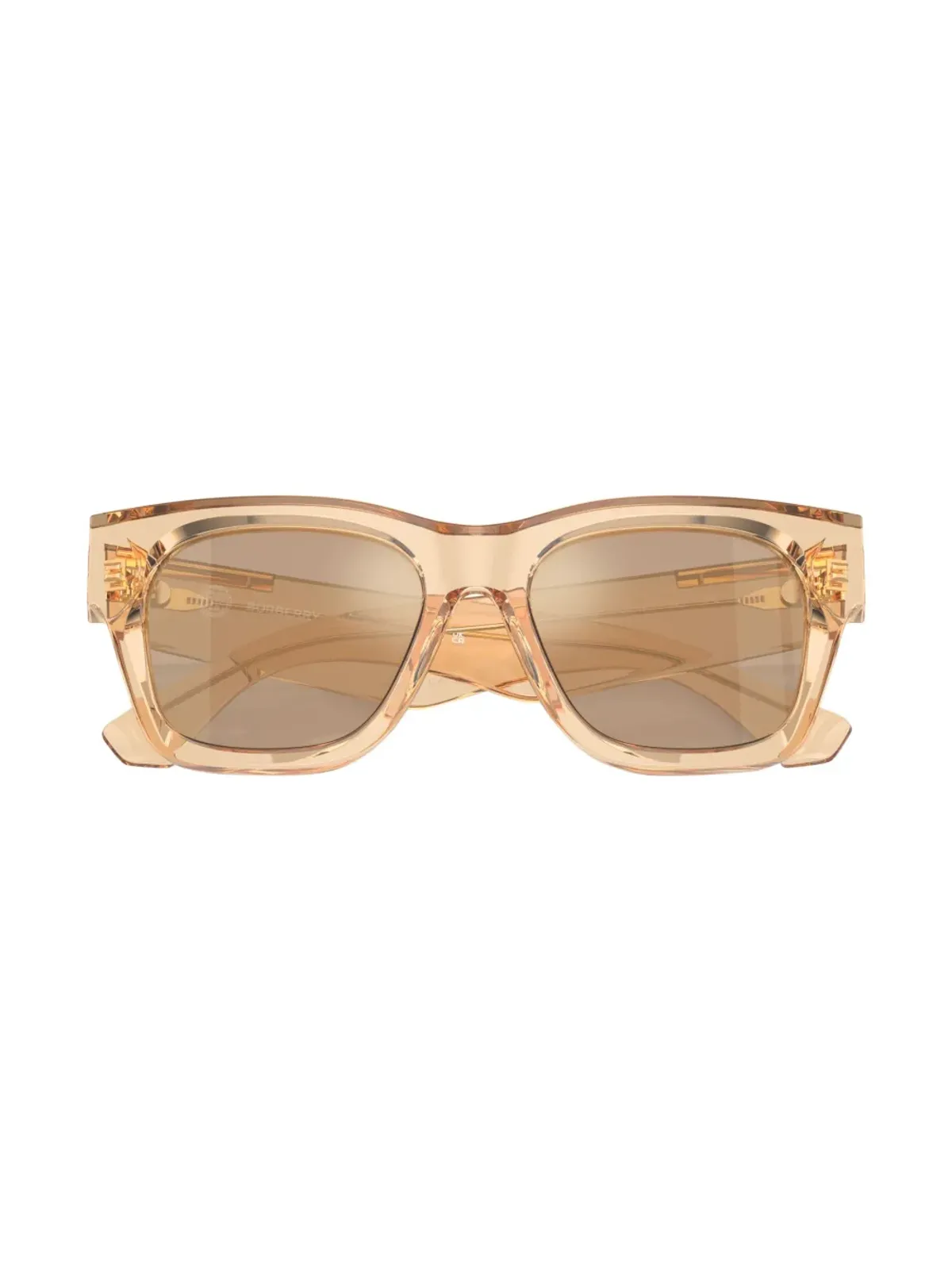 Burberry Eyewear 透明ウェイファーラー型サングラス - 画像5