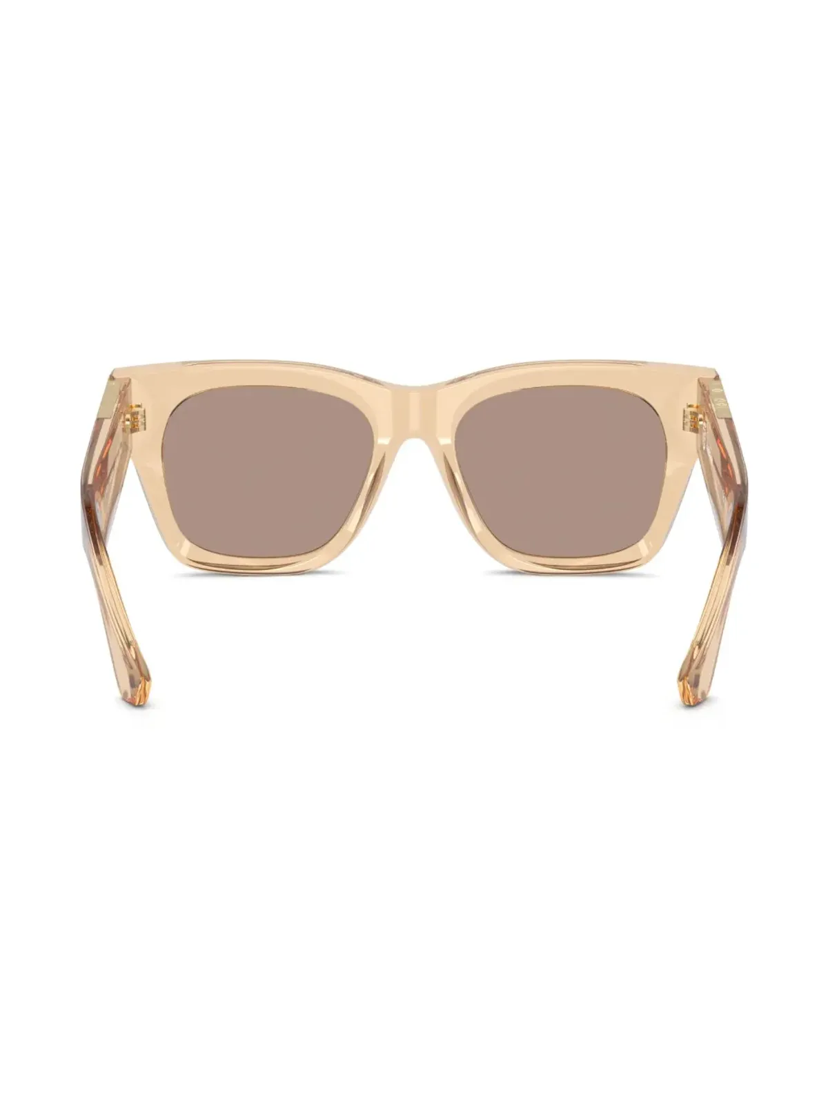 Burberry Eyewear 透明ウェイファーラー型サングラス - 画像4