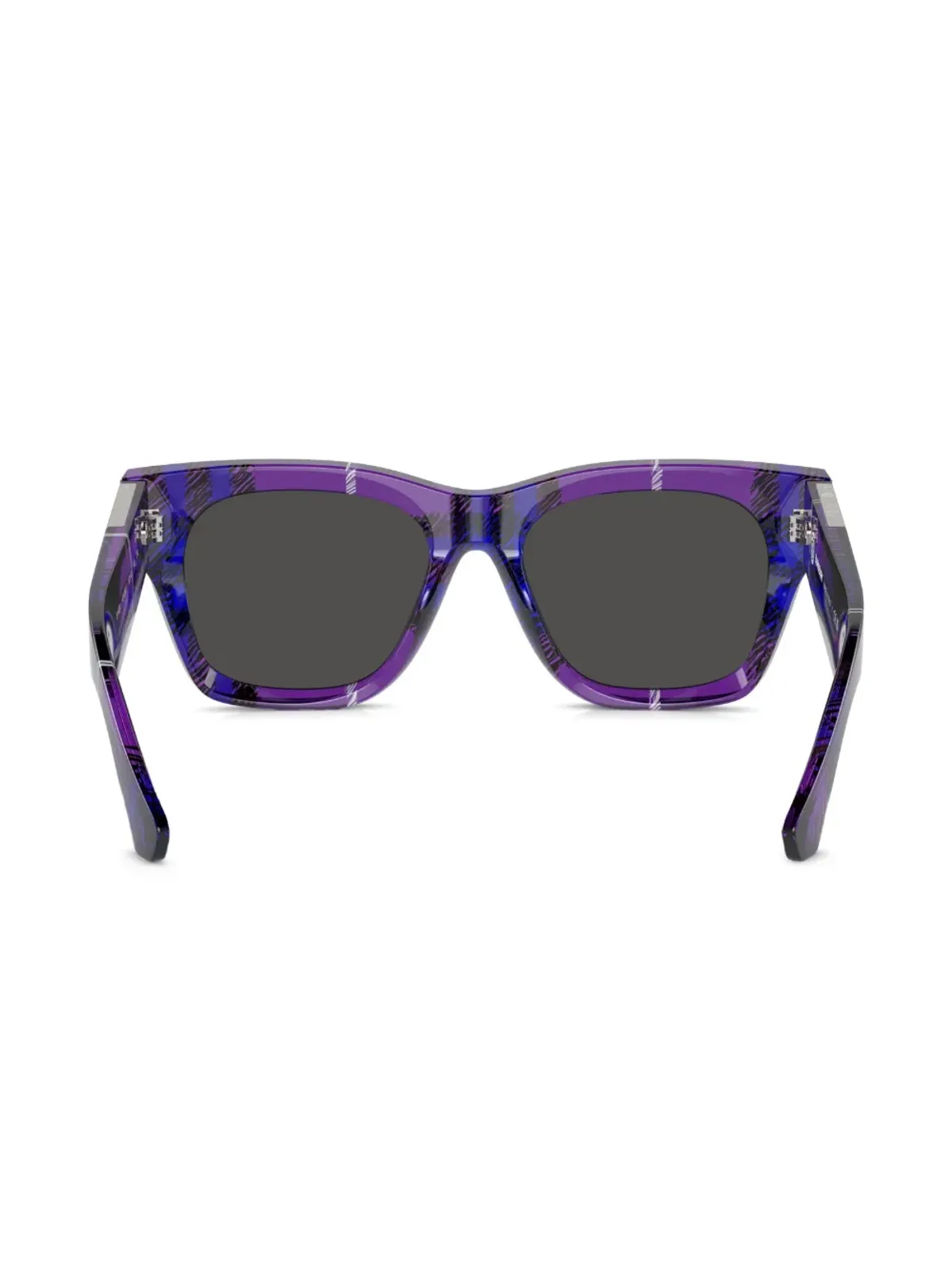 Burberry Eyewear チェック柄ウェイファー・フレームサングラス - 画像4