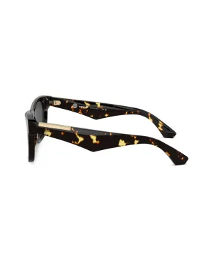 Burberry Eyewear べっ甲風スクエアフレームサングラス - ブラウン - サムネイル3