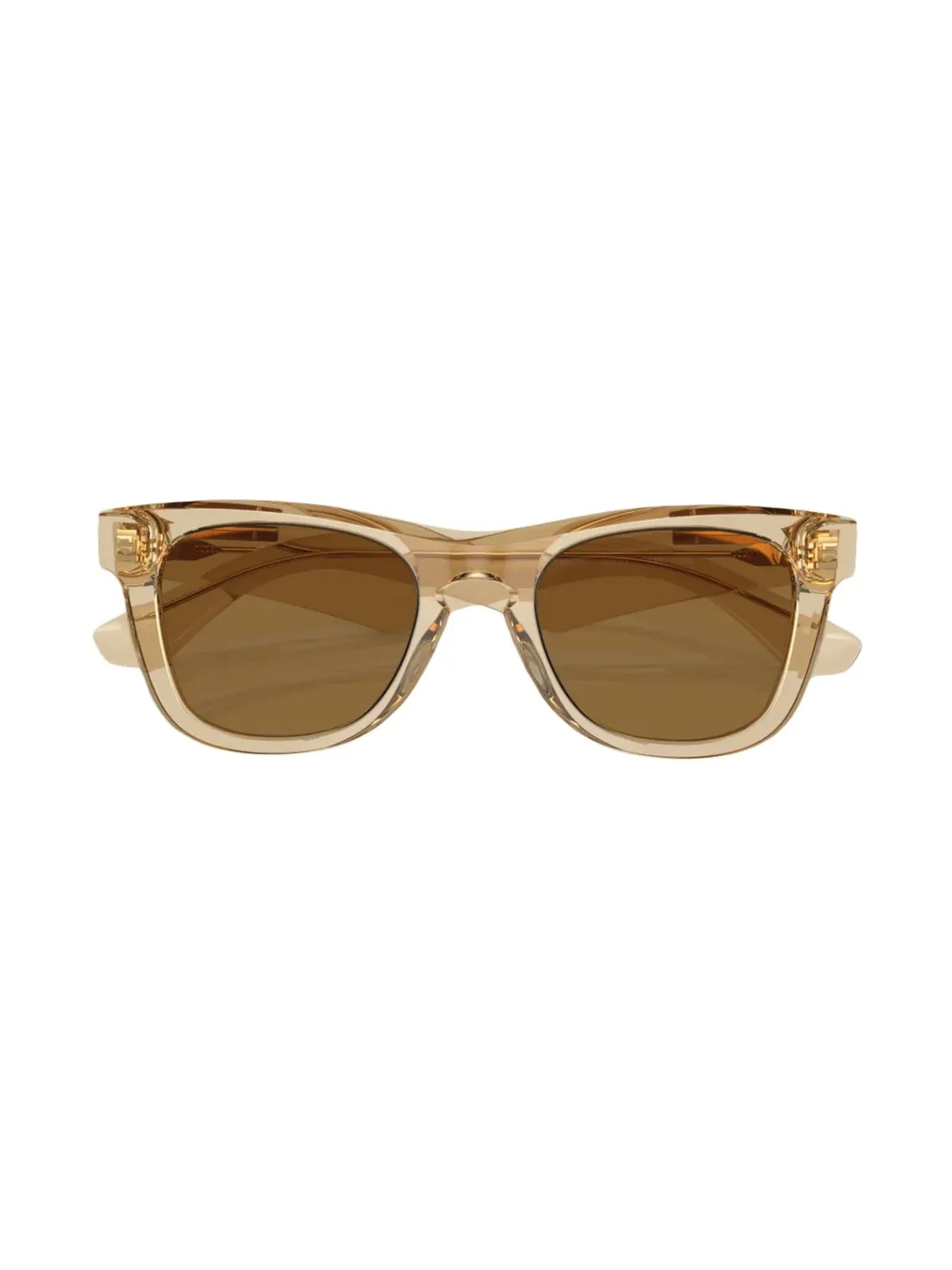 Burberry Eyewear transparent-design square-frame sunglasses - Neutrals - 画像5
